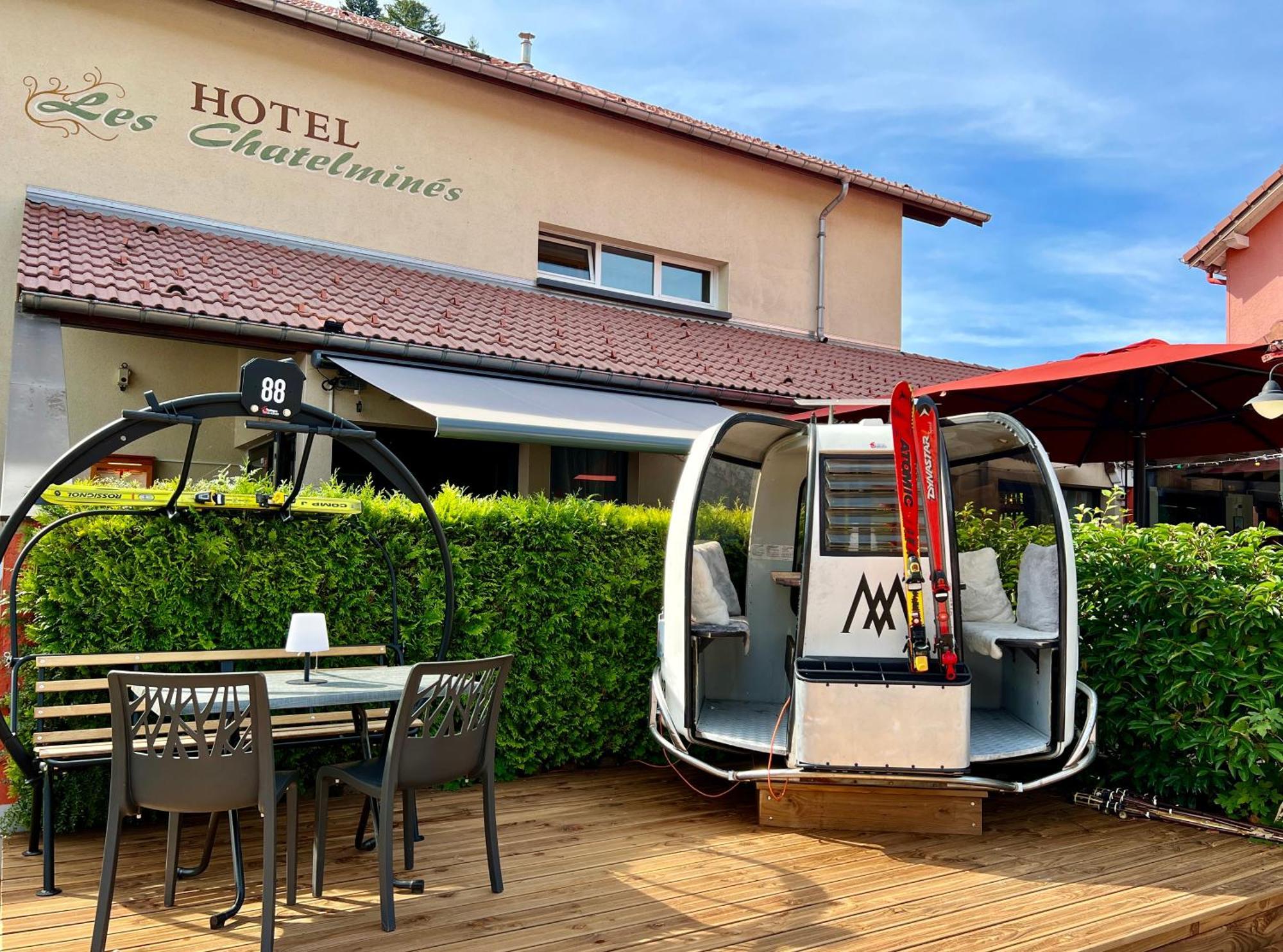 Hôtel Les Chatelminés La Bresse Exterior foto